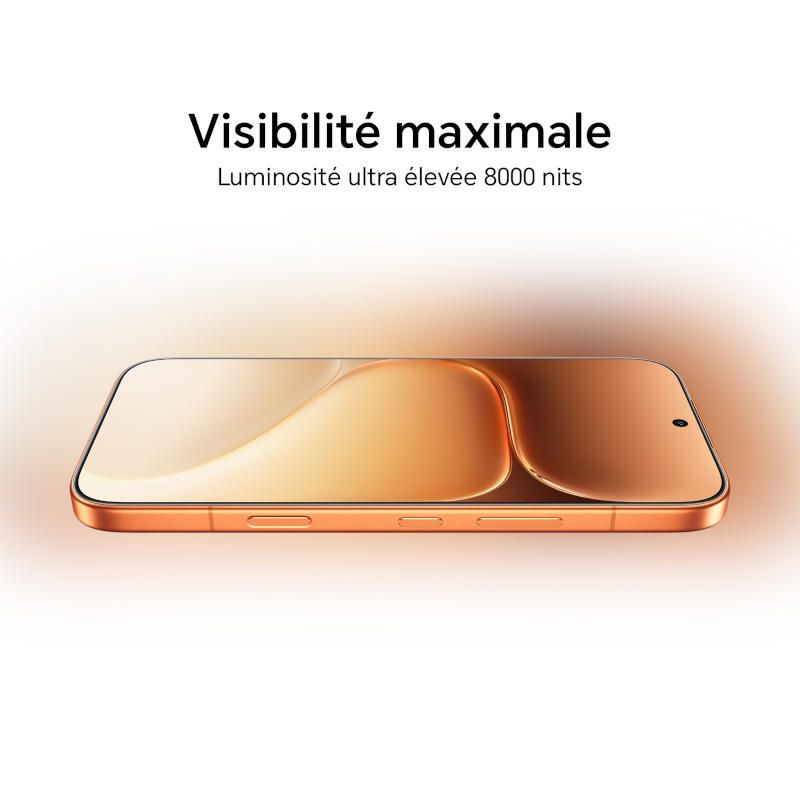écran AMOLED HONOR 600 120Hz lumineux