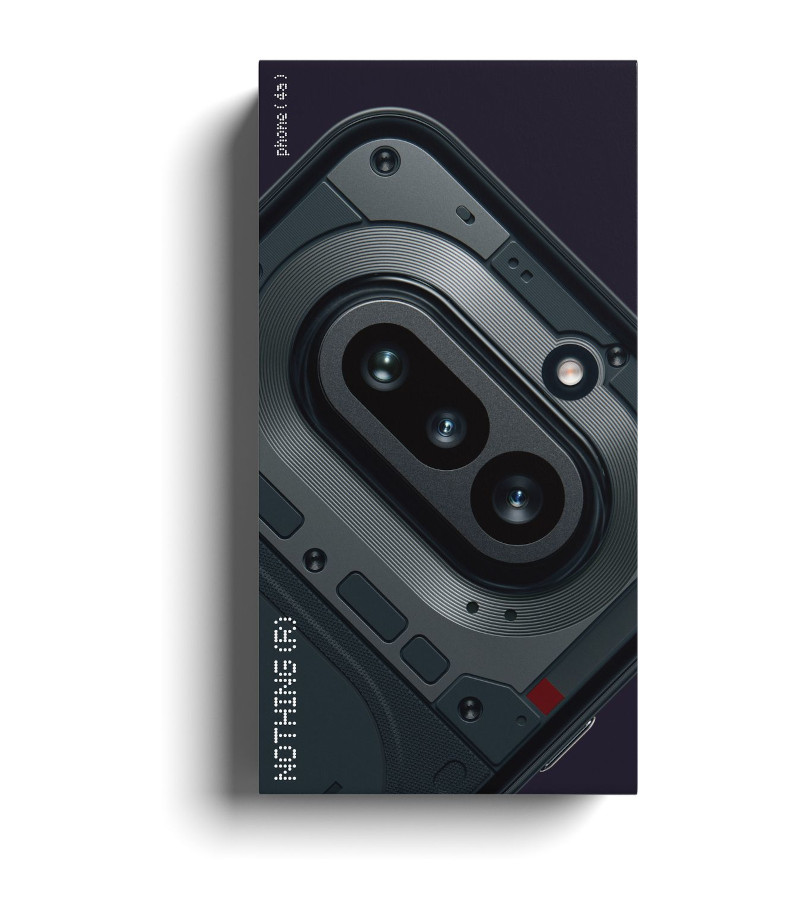 Smartphone Nothing Phone 4a design transparent