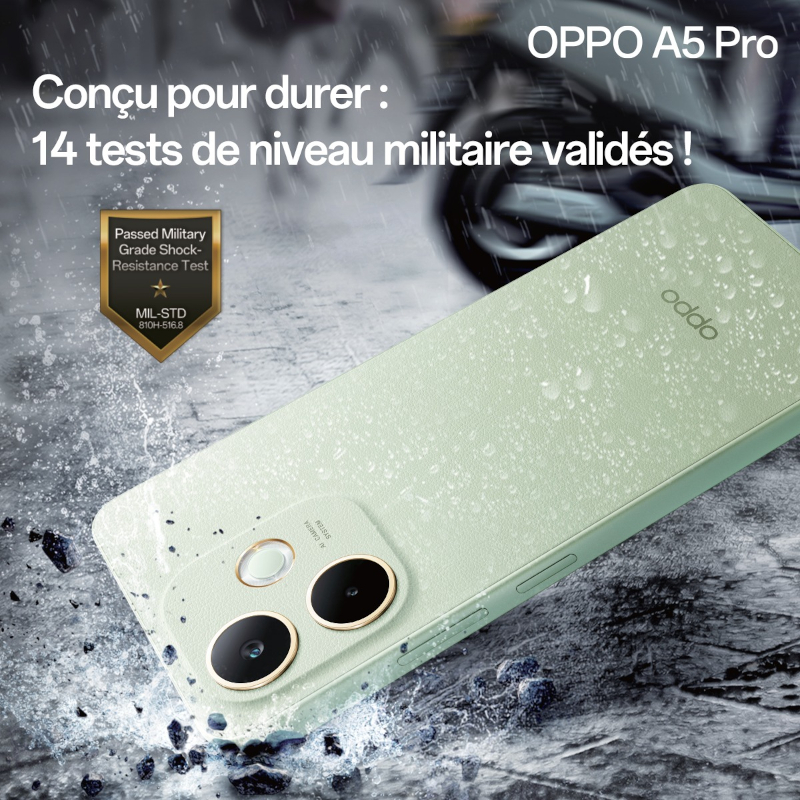 Batterie et autonomie OPPO A5 Pro