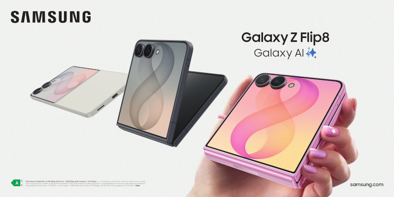 Smartphone pliable Samsung Galaxy Z Flip8