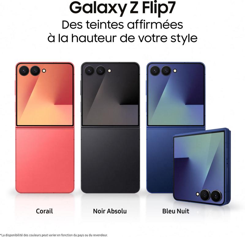 Samsung Galaxy Z Flip7 - Vue fermée