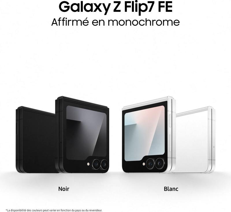 Samsung Galaxy Z Flip7 FE - Vue fermée