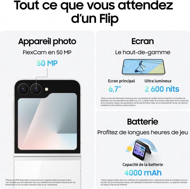 Galaxy Z Flip7 FE - Mode FlexCam