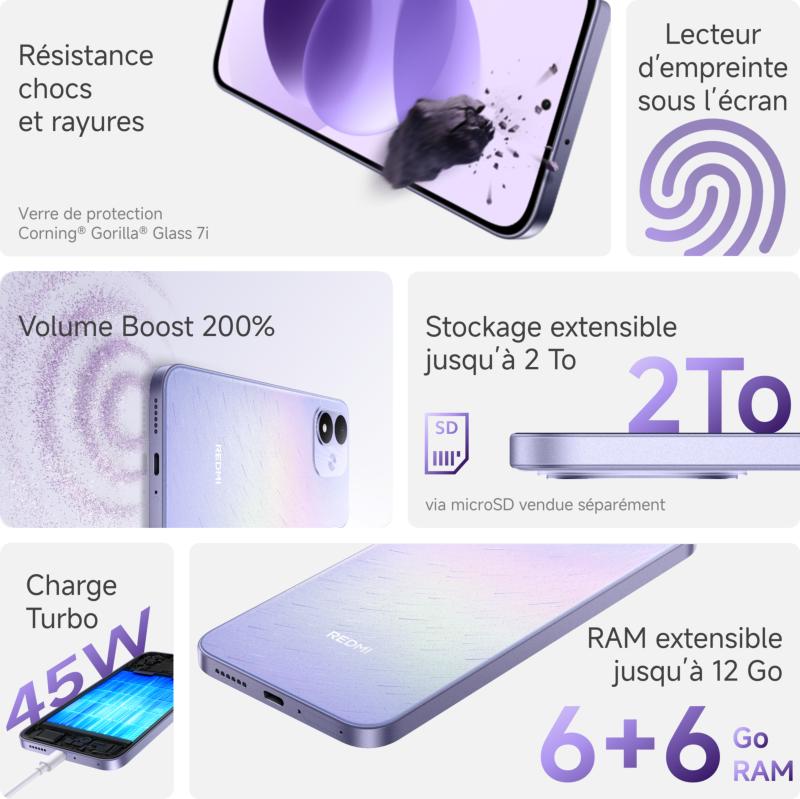Batterie 7700 mAh du Xiaomi Redmi Note 17 5G