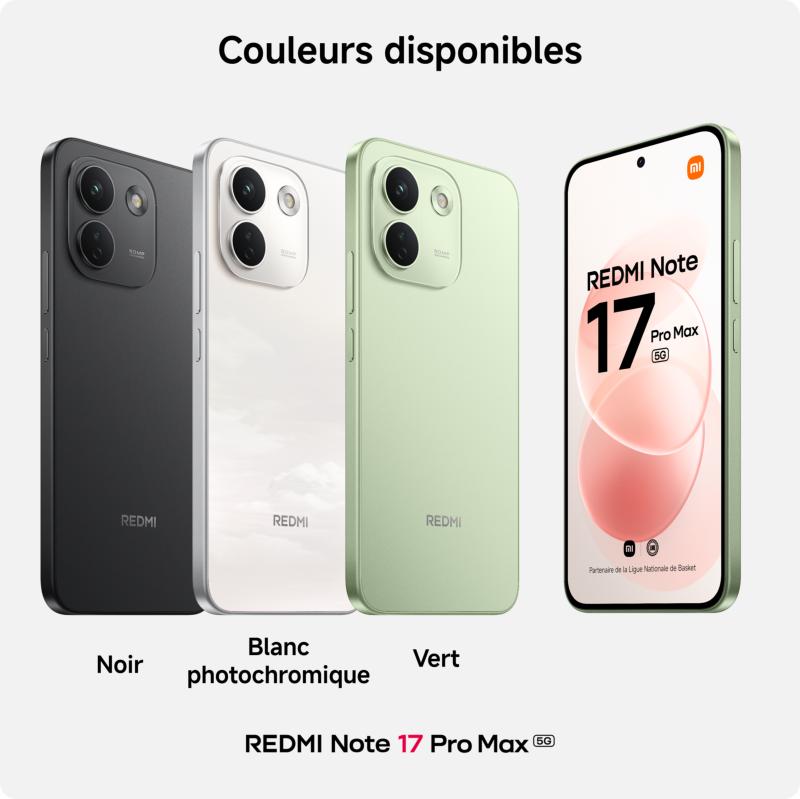 Smartphone Xiaomi Redmi Note 17 Pro Max 5G 256 Go