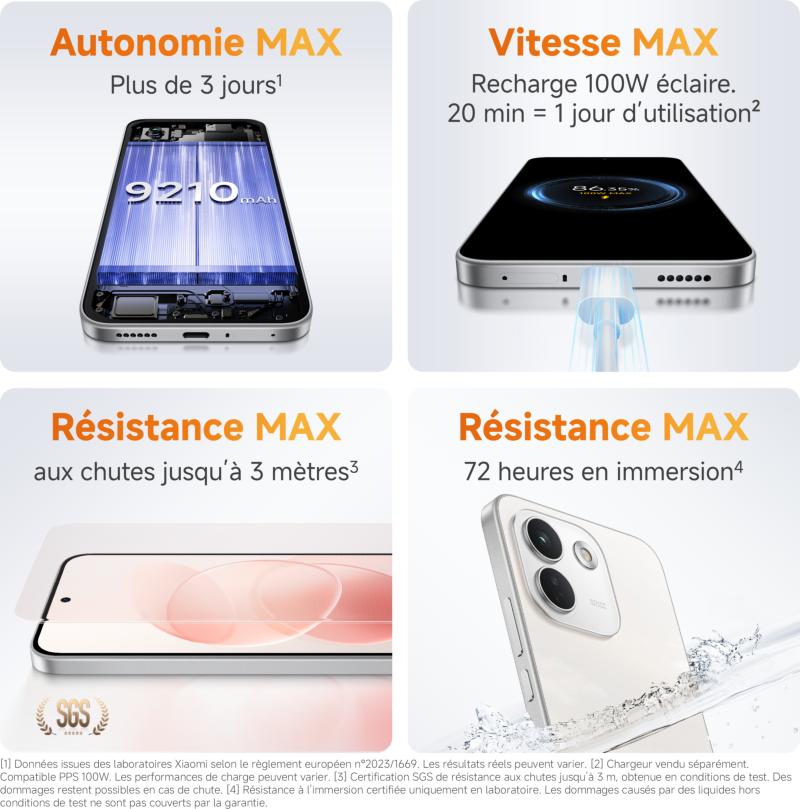 Performances et batterie du Xiaomi Redmi Note 17 Pro Max 5G