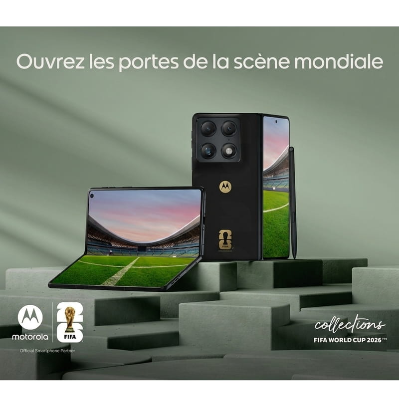 Écrans pliable et externe du Motorola Razr Fold FIFA Edition
