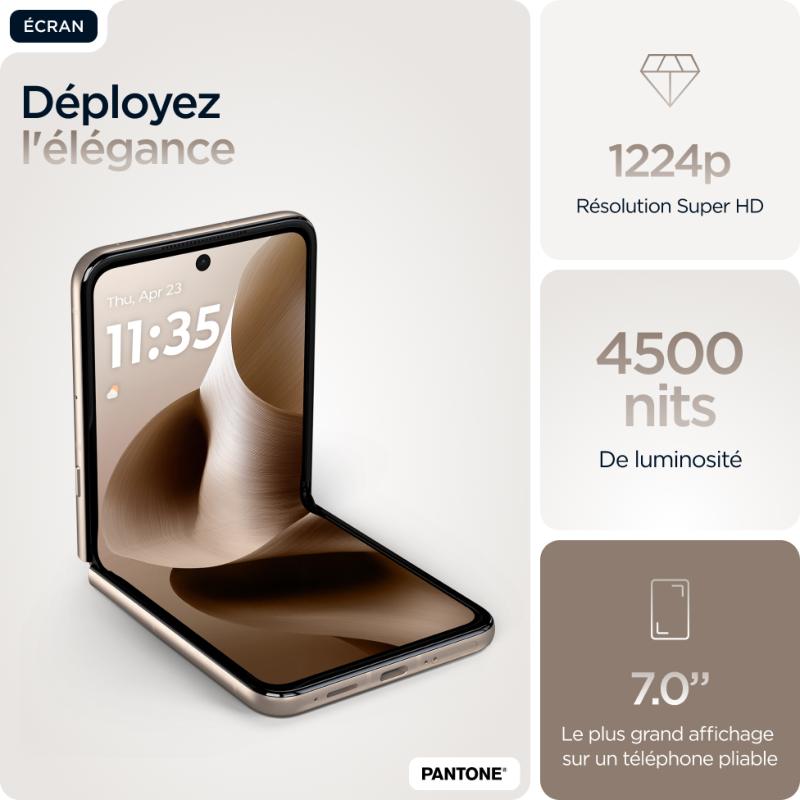 Motorola Razr 60 Ultra plié