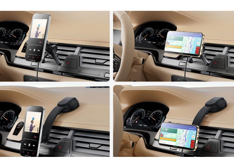 Chargeur voiture magnétique Belkin BoostCharge support smartphone