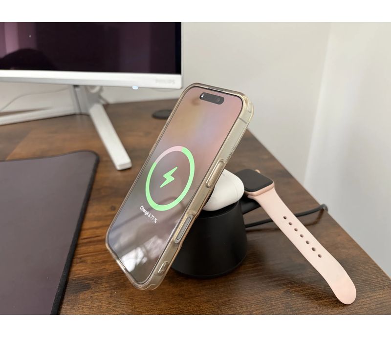 Station de recharge Belkin UltraCharge Modulaire 25W Qi2 noire