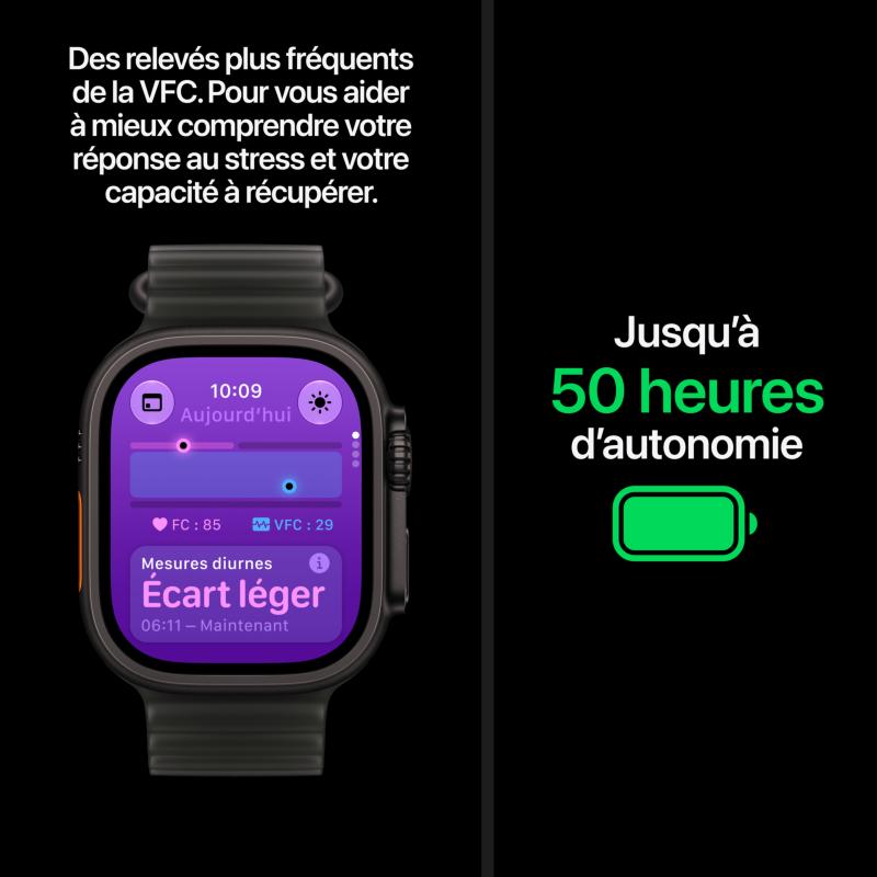 Suivi des entraînements sur l'Apple Watch Ultra 4