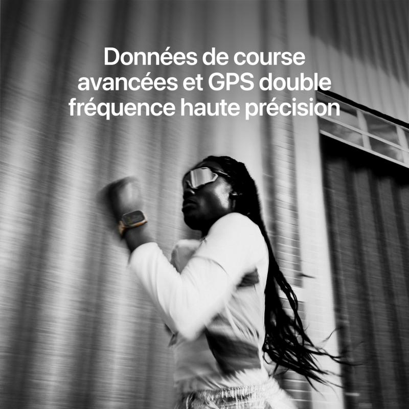 Navigation et communications de l'Apple Watch Ultra 4