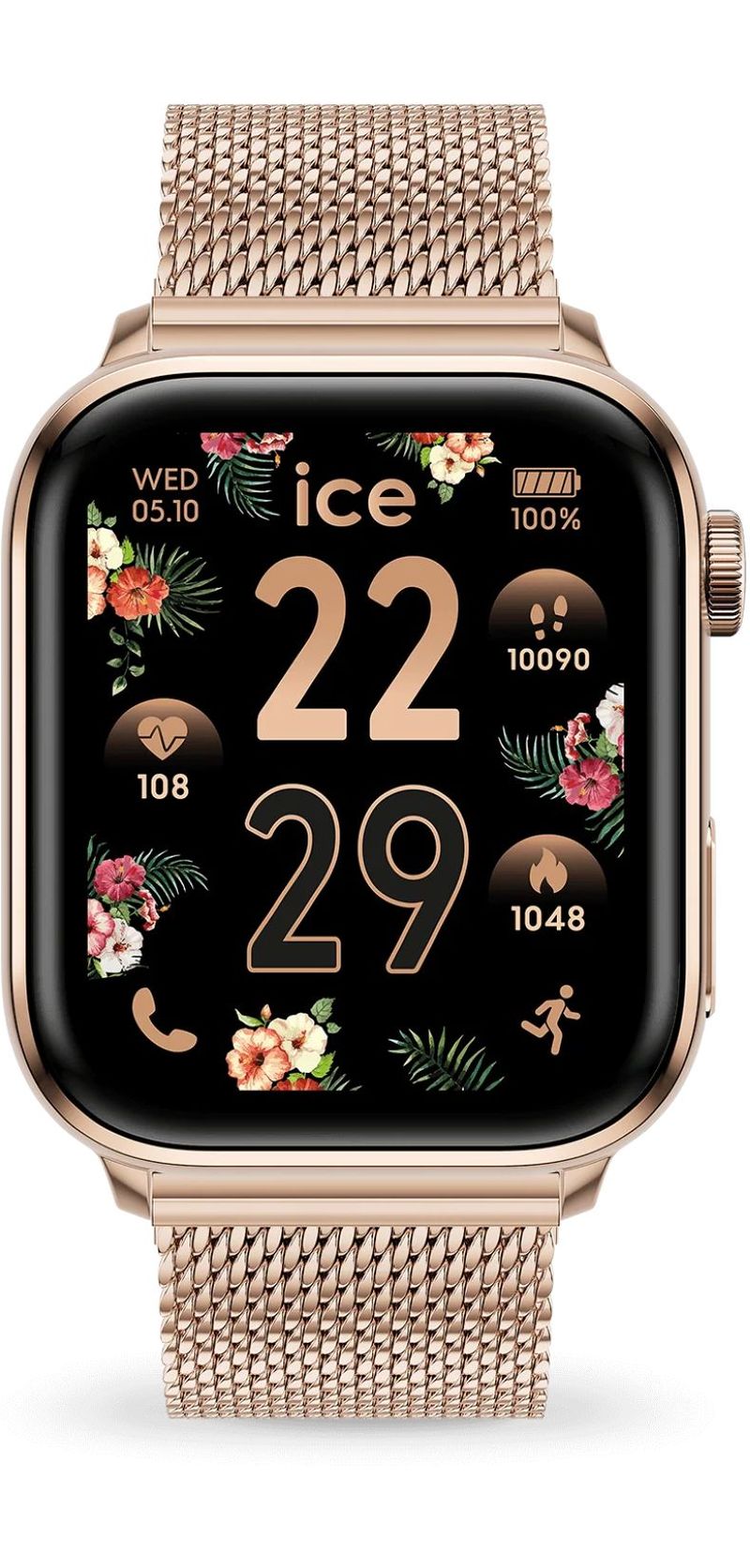 Écran AMOLED de la ICE smart 3.0 Rose-Gold Milanese