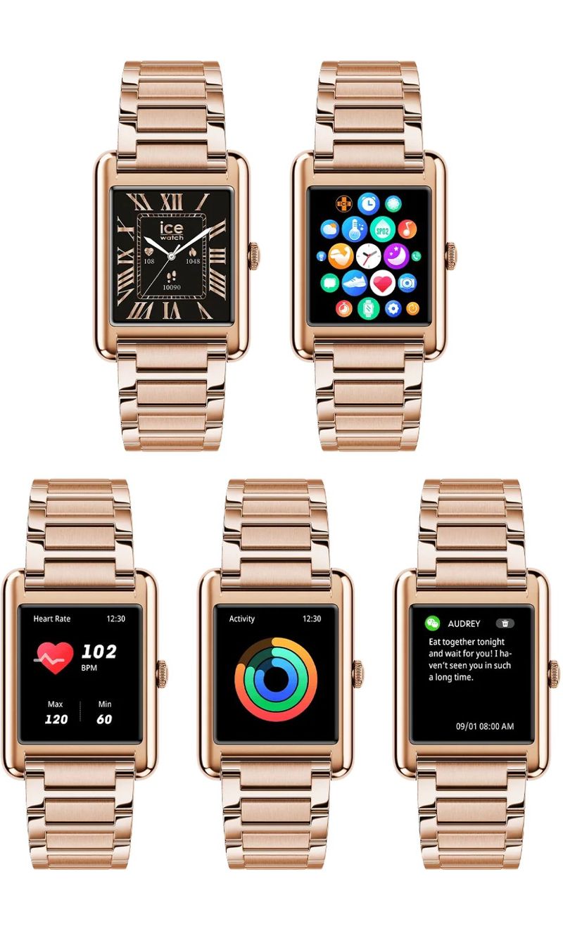 ICE smart TKS 2.0 Rose-Gold avec bracelet métallique