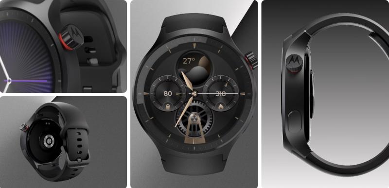 Montre connectée Motorola moto watch Matte Black