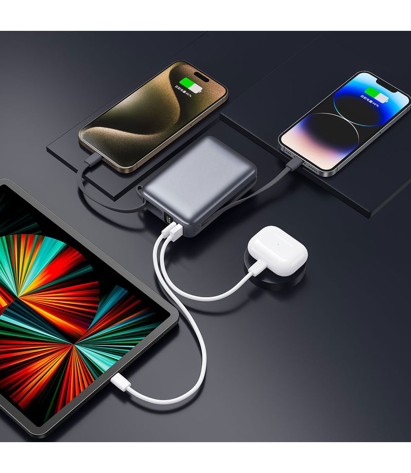 Batterie externe Akashi Batterie de Secours Cable 22.5W 20000 mAh