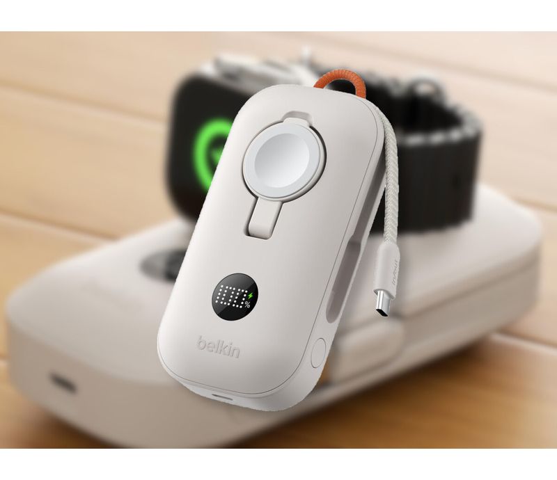 Belkin BoostCharge Pro Batterie externe 10K Sable