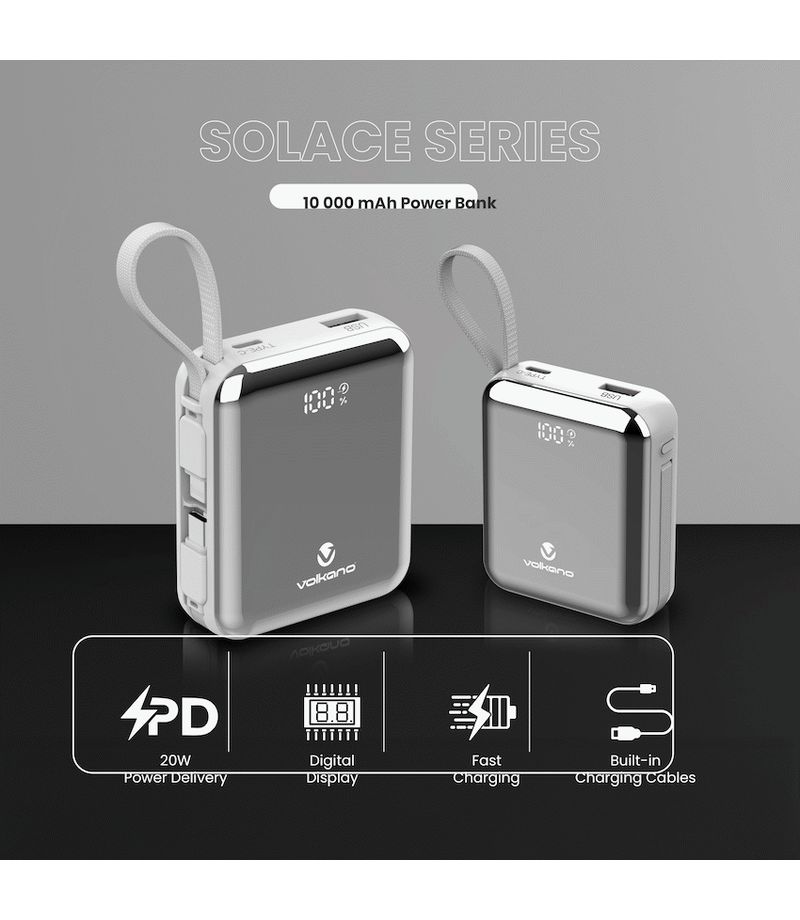 Batterie externe Volkano Solace Series 10 000 mAh