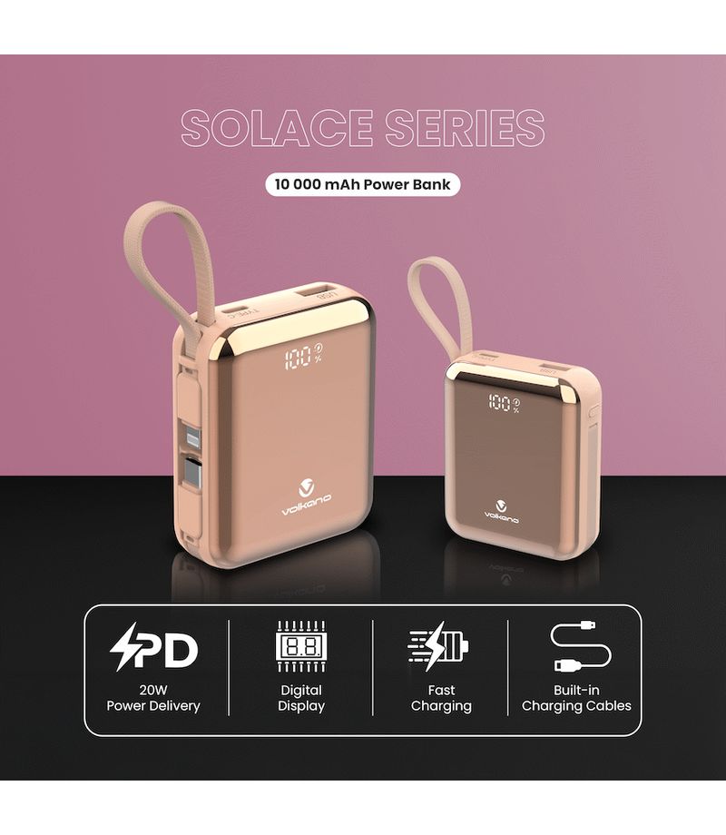 Batterie externe Volkano Solace Series 10 000 mAh
