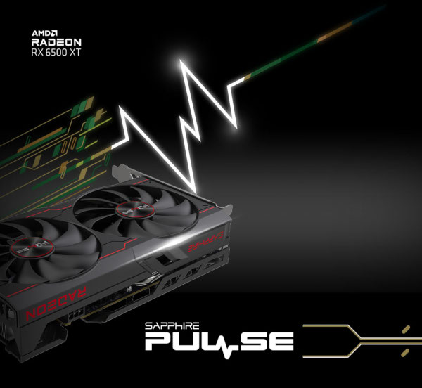 Sapphire Radeon RX 6500 XT Pulse OC - Carte graphique SAPPHIRE sur