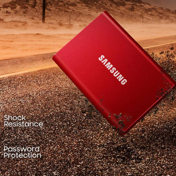 Samsung T7 Titane - 500 Go - Disque dur externe Samsung sur