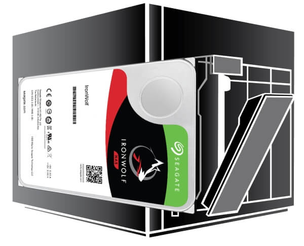 Seagate IronWolf - 4 To - 256 Mo - Disque dur interne Seagate Technology  sur