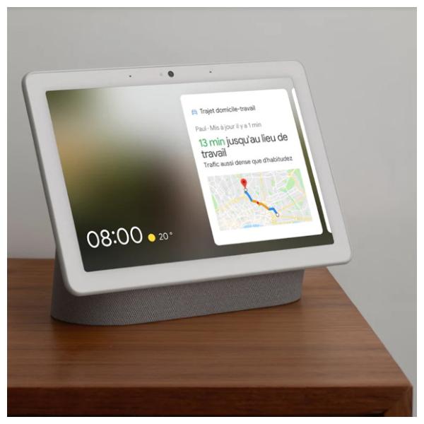 GOOGLE NEST - Enceinte intelligente avec écran Google Nest Hub (2e  génération) Galet