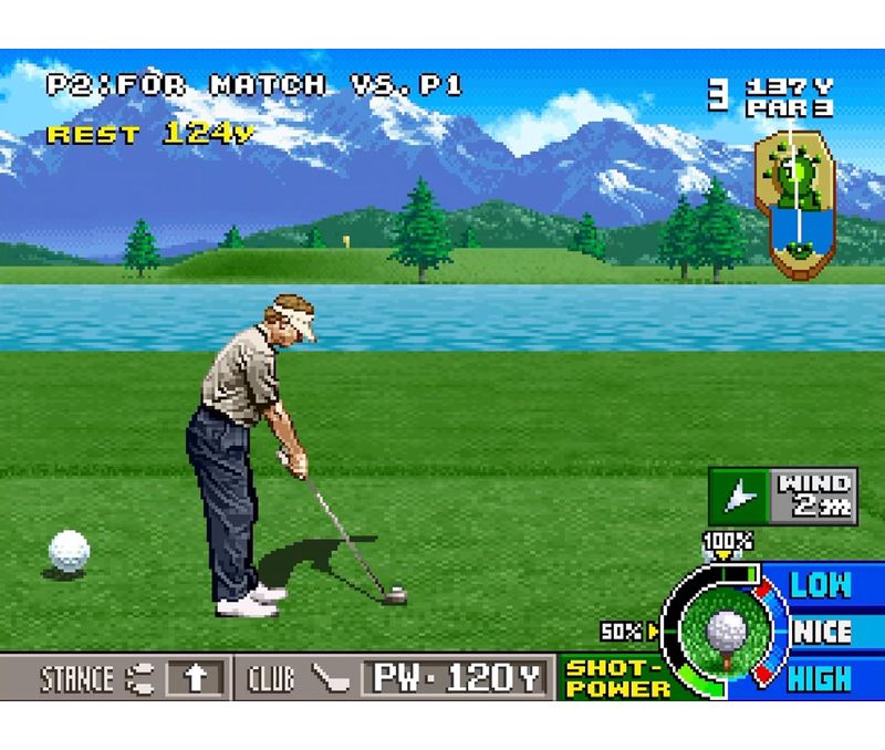 Big Tournament Golf sur NEO-GEO AES+