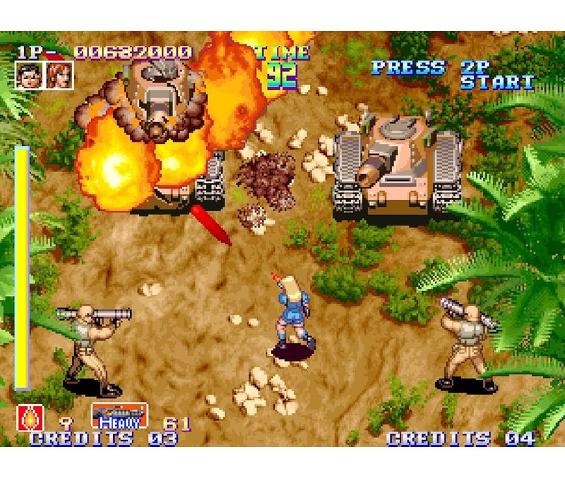 Shock Troopers sur cartouche NEO-GEO AES+