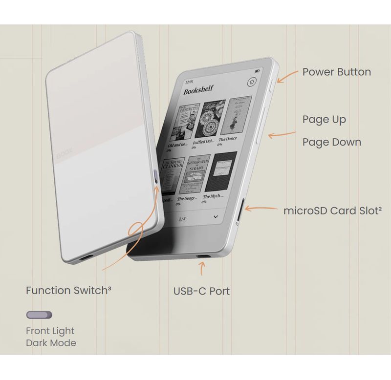 Liseuse Boox Picco et son format compact pour la lecture nomade