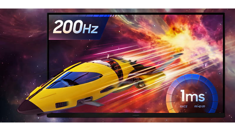 Affichage 200 Hz et temps de réponse 1 ms du Samsung Odyssey G3