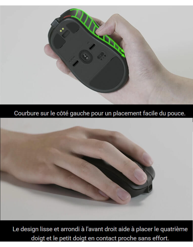 ZOWIE EC1-DW - vue avec station de recharge