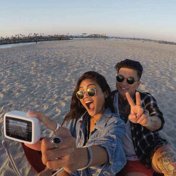 Selfie avec perche GoPro