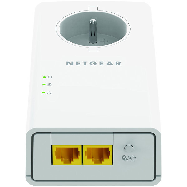 Netgear PLP2000 - Pack de 2 CPL 2000 (prise intégrée) - CPL Netgear sur