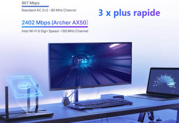 Archer AX50, Routeur Gigabit WiFi 6 - AX3000 Bi-bande