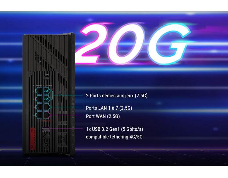 Routeur gaming ASUS ROG STRIX GS-BE18000