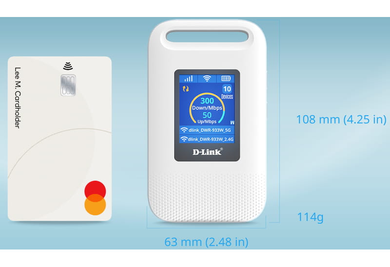Routeur de poche 4G LTE Wi-Fi 6 D-Link DWR-933W