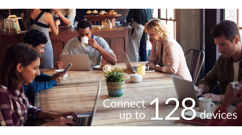 Connexion de nombreux appareils au routeur Wi-Fi 7 D-Link G536