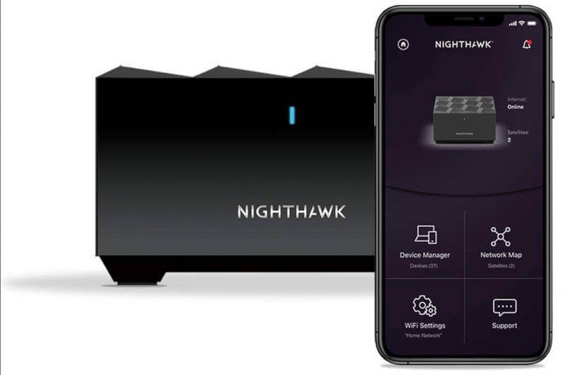 Routeur Nighthawk Mesh Wifi 6 MK60 et l'application Nighthawk