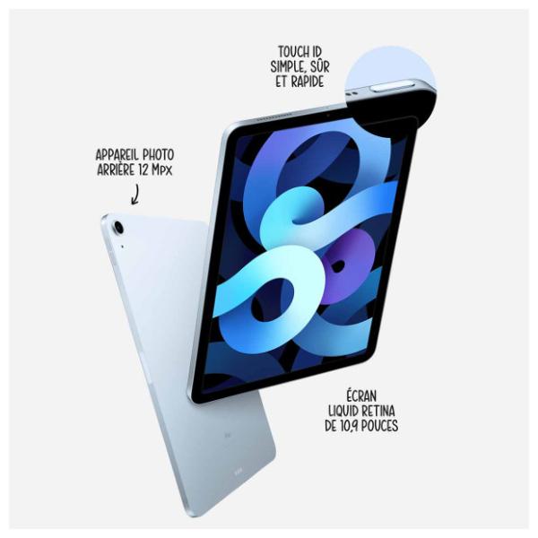 Apple iPad Wi-Fi 10.9 - 256 Go - Bleu (10 ème génération) - Tablette Apple  sur