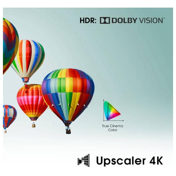 Hisense A7500 F, Dolby Vision,  True Cinema Color, Upscaler 4K