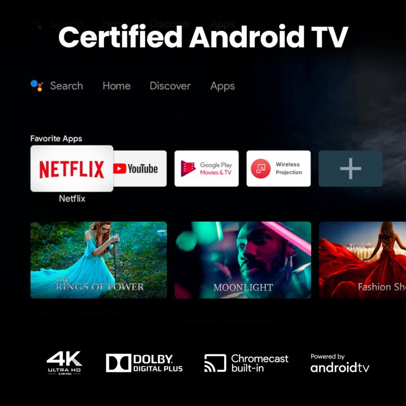 Streaming 4K Android TV BenQ W4100i