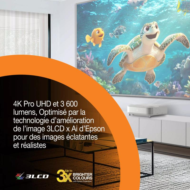 Projection 4K HDR du Epson EH-LS670W