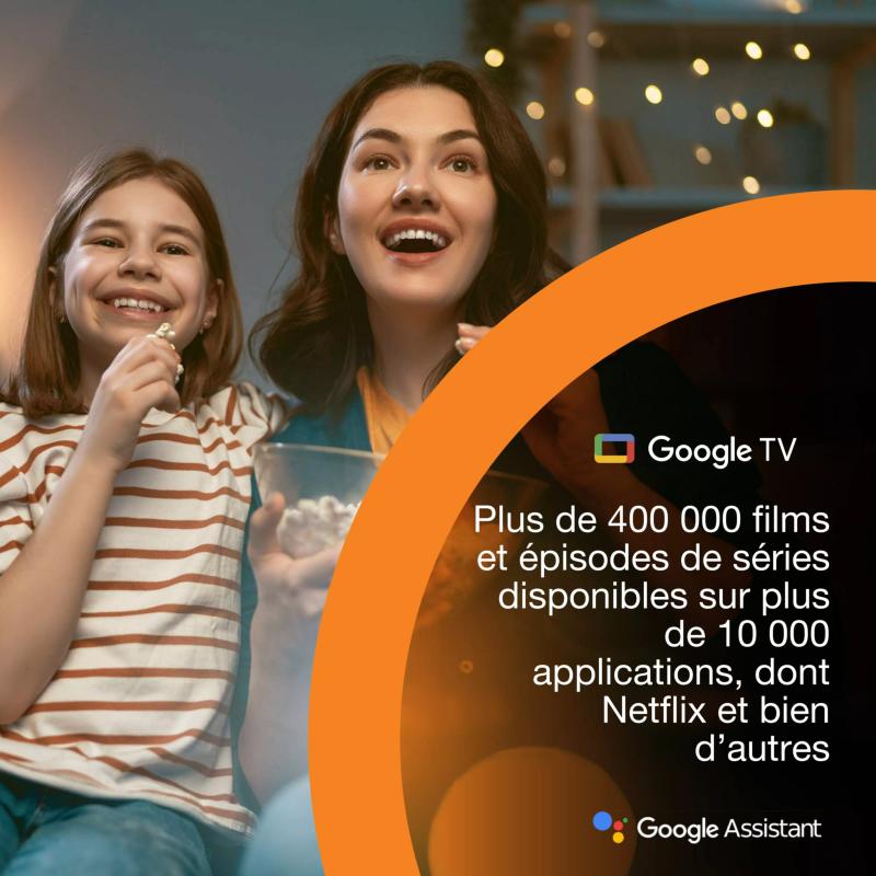 Interface Google TV du projecteur Epson EH-LS670W