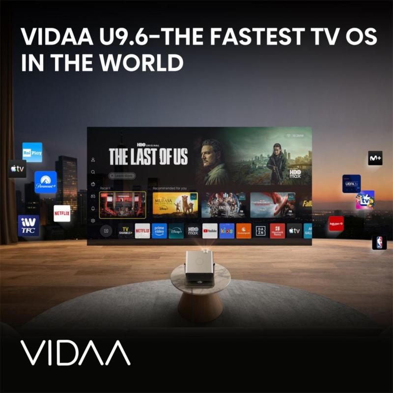 Fonctions connectées VIDAA U9 et audio DTS Virtual X du Hisense C3 Pro