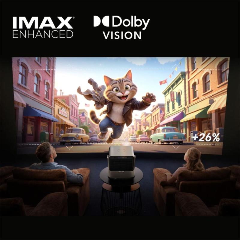 Projection cinéma 4K Triple Laser et technologie CineBlack Pro du Hisense C3 Ultra