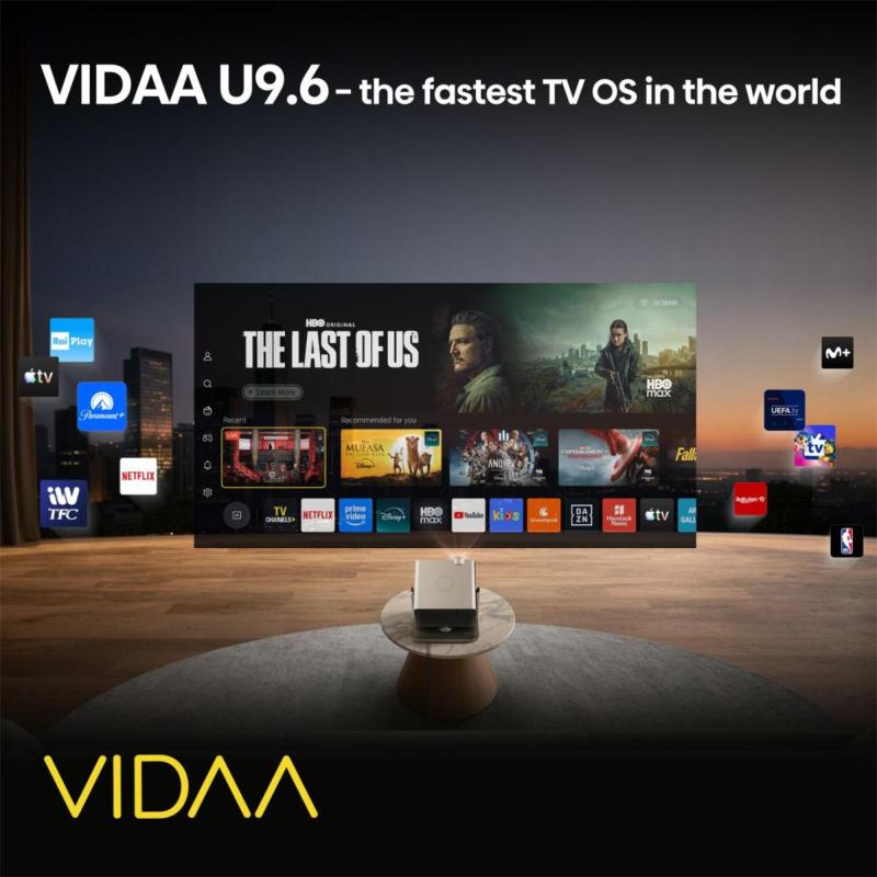Vidéoprojecteur connecté Hisense C3 Ultra avec audio Devialet et interface VIDAA