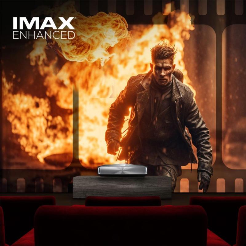 Illustration du système CineBlack Pro et du contraste du vidéoprojecteur Hisense PX4 Pro