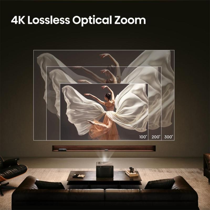 Projection 4K jusqu'à 300 pouces avec le Hisense XR10