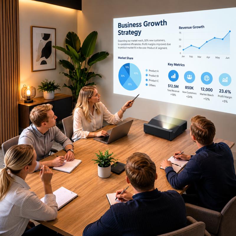 Optoma ZU600UST-B avec optique ultra-courte focale pour les salles de réunion